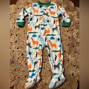 Carters Fleece Footie Pajama 18M